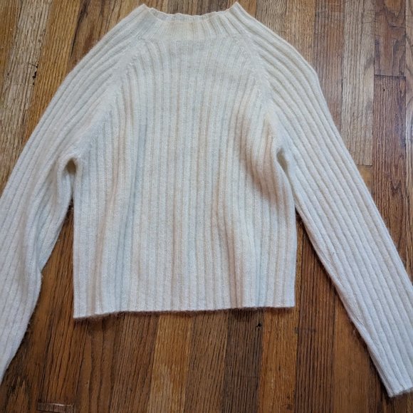 Micaela Greg Cream Isa Rib Top - L - Picture 2 of 4